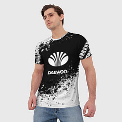 Футболка мужская Daewoo: Black Spray, цвет: 3D-принт — фото 2