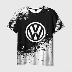 Футболка мужская Volkswagen: Black Spray, цвет: 3D-принт