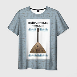 Мужская футболка Нейромонах Феофан: балалайка