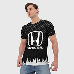 Футболка мужская Honda: Black Side, цвет: 3D-принт — фото 2