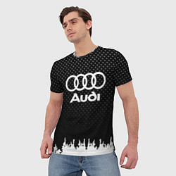 Футболка мужская Audi: Black Side, цвет: 3D-принт — фото 2
