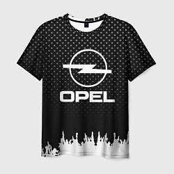 Футболка мужская Opel: Black Side, цвет: 3D-принт