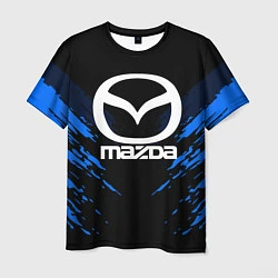 Мужская футболка Mazda: Blue Anger