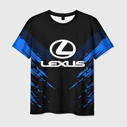 Мужская футболка Lexus: Blue Anger