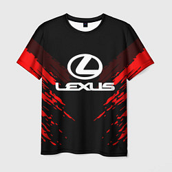 Мужская футболка Lexus: Red Anger