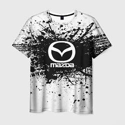 Мужская футболка Mazda: Black Spray