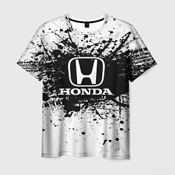 Мужская футболка Honda: Black Spray