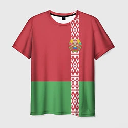 Футболка мужская Беларусь, цвет: 3D-принт