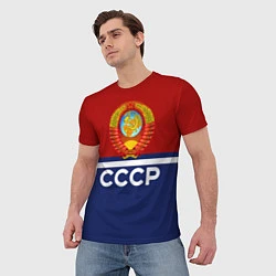 Футболка мужская СССР: Спортсмен, цвет: 3D-принт — фото 2