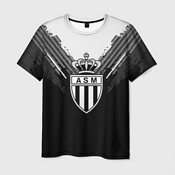 Мужская футболка FC Monaco: Black Style