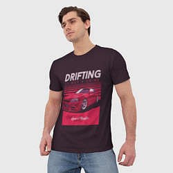 Футболка мужская Drifting Style, цвет: 3D-принт — фото 2