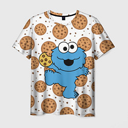 Мужская футболка Cookie Monster