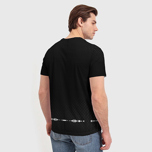 Мужская футболка Mercedes: Black Abstract / 3D-принт – фото 4