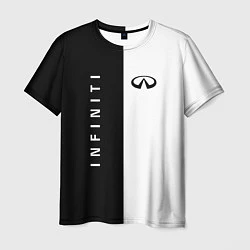 Мужская футболка Infiniti: Black & White