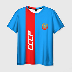 Мужская футболка СССР: Blue Collection
