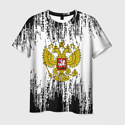 Мужская футболка Russia: White Sport