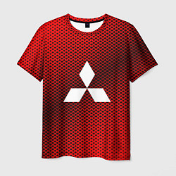 Мужская футболка Mitsubishi: Red Carbon
