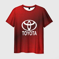 Футболка мужская Toyota: Red Carbon, цвет: 3D-принт