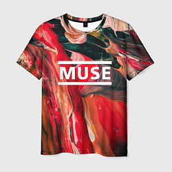 Футболка мужская MUSE: Red Colours, цвет: 3D-принт