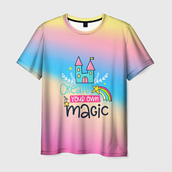Мужская футболка Create your own magic