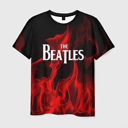 Мужская футболка The Beatles: Red Flame