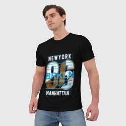 Футболка мужская New York: Manhattan 86, цвет: 3D-принт — фото 2