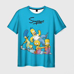 Мужская футболка Семейка Симпсонов