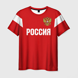 Футболка мужская Сборная России цвета 3D-принт — фото 1