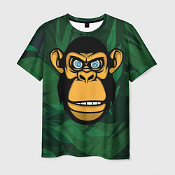 Мужская футболка Тропическая горилла