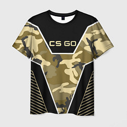 Мужская футболка CS:GO Khaki Camo