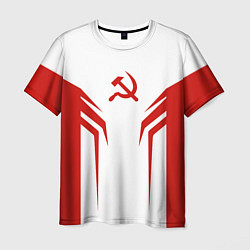 Мужская футболка СССР воин