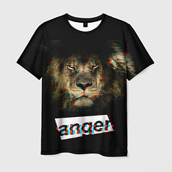 Футболка мужская Anger Lion, цвет: 3D-принт