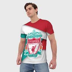 Футболка мужская FC Liverpool, цвет: 3D-принт — фото 2