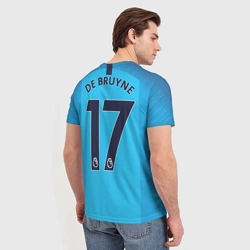 Мужская футболка FC Man City: De Bruyne Home 18-19 / 3D-принт – фото 4