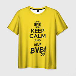 Мужская футболка Keep Calm & Heja BVB