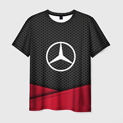 Футболка мужская Mercedes Benz: Grey Carbon, цвет: 3D-принт