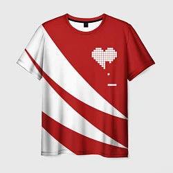 Мужская футболка Игра в сердца