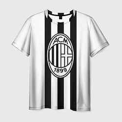 Мужская футболка AC Milan: Black & White