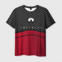 Мужская футболка Infiniti: Red Carbon