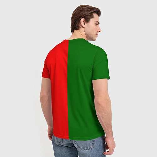 Мужская футболка Сборная Португалии / 3D-принт – фото 4