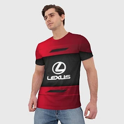 Футболка мужская Lexus Sport, цвет: 3D-принт — фото 2