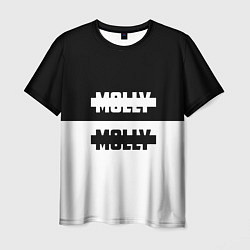 Мужская футболка Molly: Black & White
