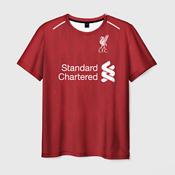Футболка мужская FC Liverpool Home 18-19, цвет: 3D-принт