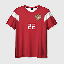 Мужская футболка Сборная России: Дзюба ЧМ-2018