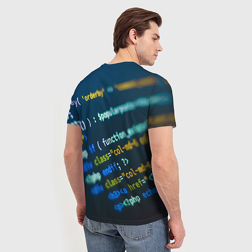 Мужская футболка Programming Collection / 3D-принт – фото 4
