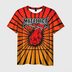 Футболка мужская Metallica Fist, цвет: 3D-принт