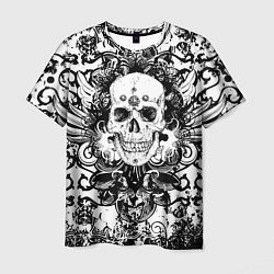 Мужская футболка Grunge Skull
