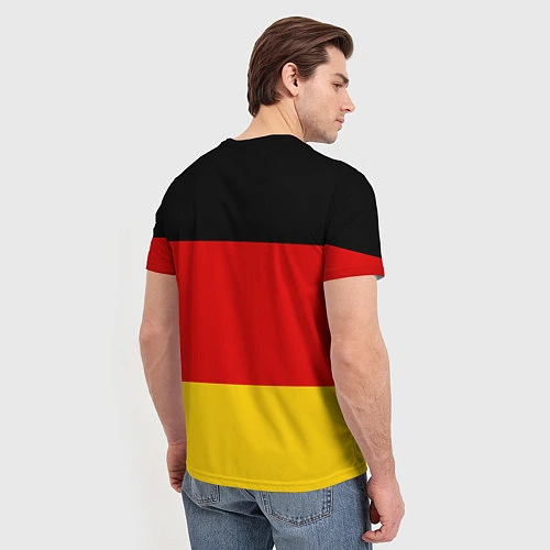 Мужская футболка Немецкий футбол / 3D-принт – фото 4