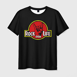 Мужская футболка Rock for Life