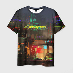 Мужская футболка Cyberpunk 2077: Night City
